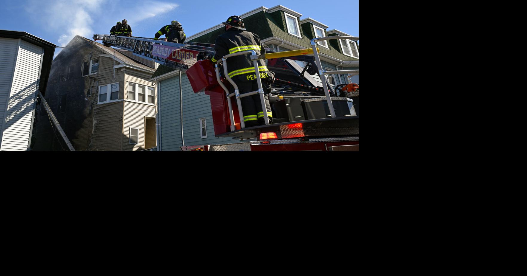 Off-duty Peabody firefighter rescues dog from 3-alarm blaze