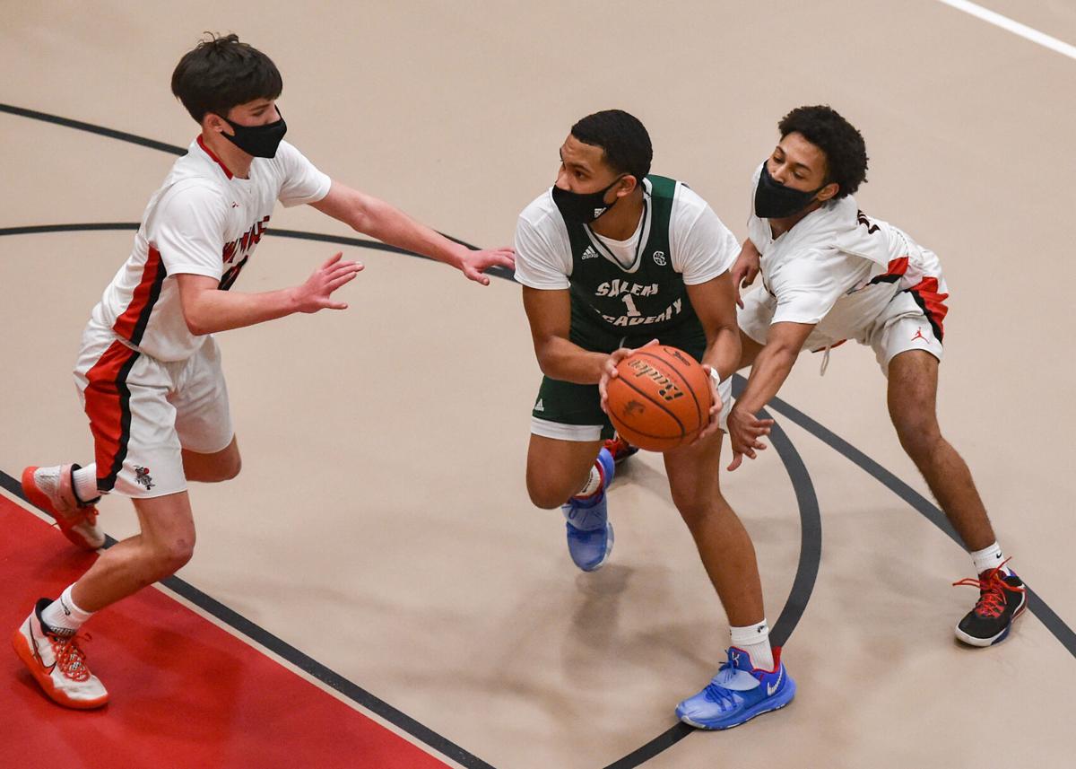 Salem Academy at Salem High boys varsity basketball