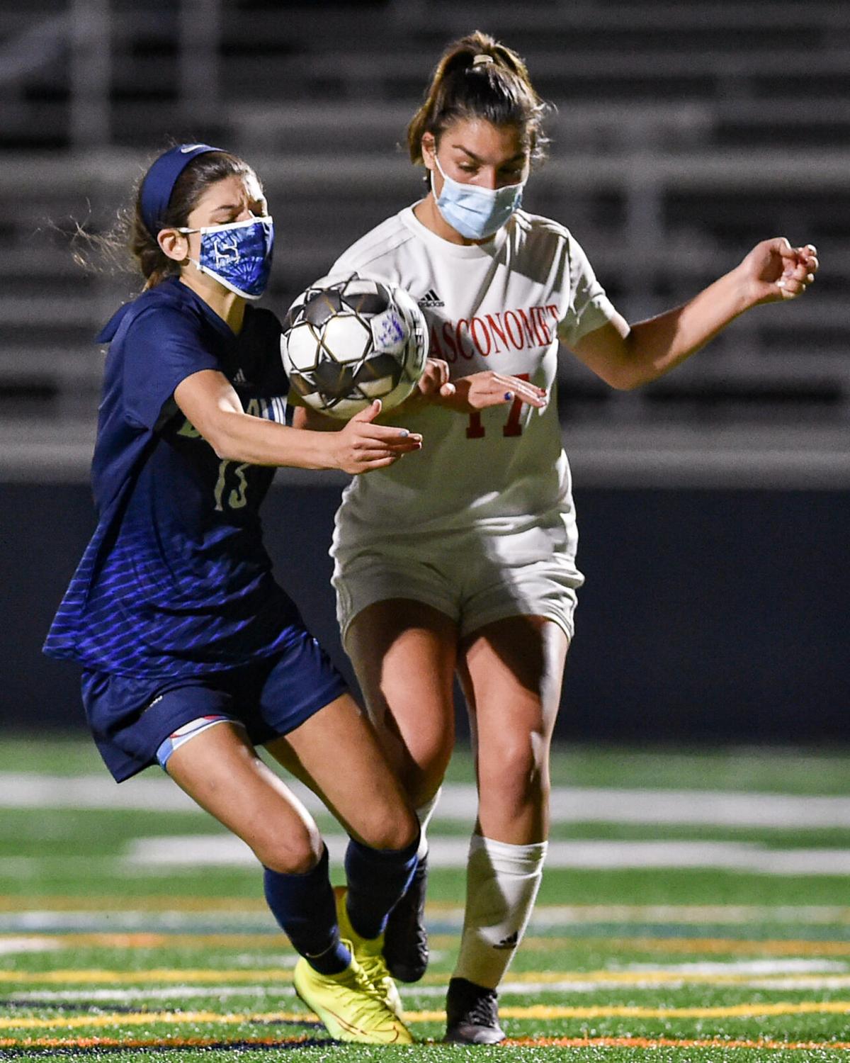 Masconomet at Swampscott girls soccer game