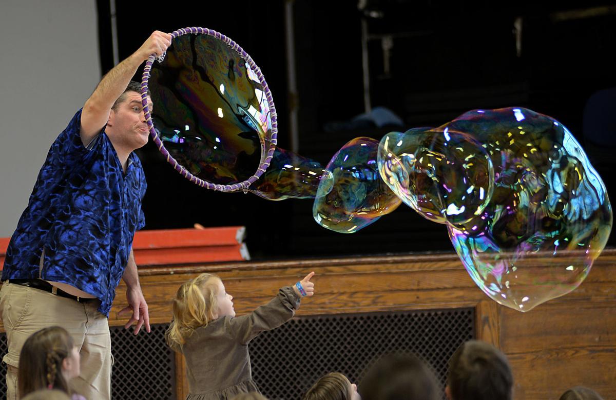 SLIDESHOW Mike the Bubble Man in Ipswich Gallery
