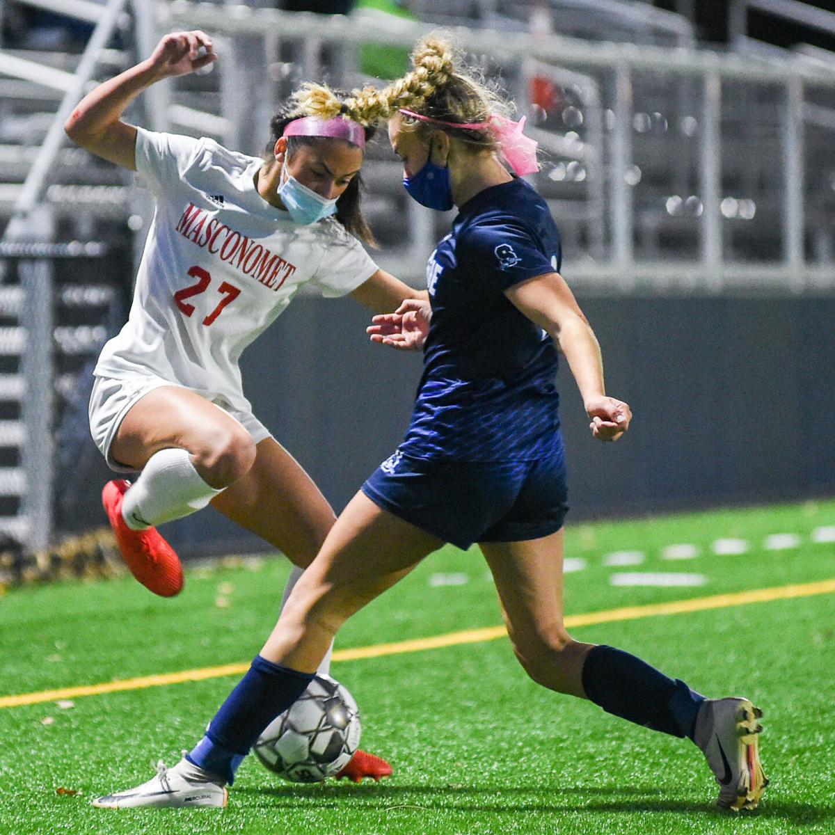 Masconomet at Swampscott girls soccer game