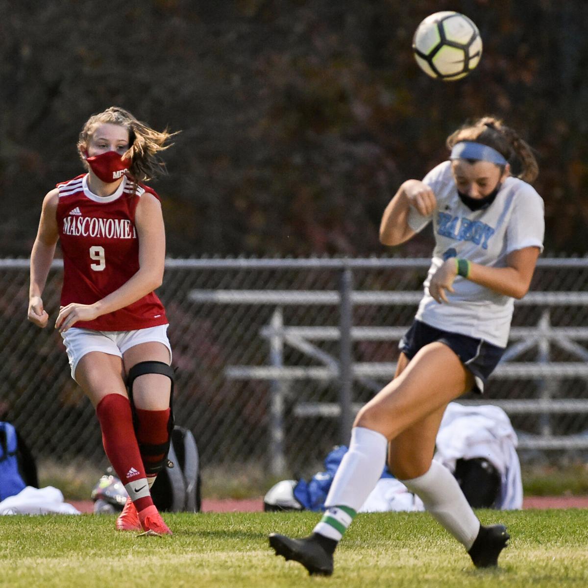 Peabody girls soccer at Masconomet varsity game