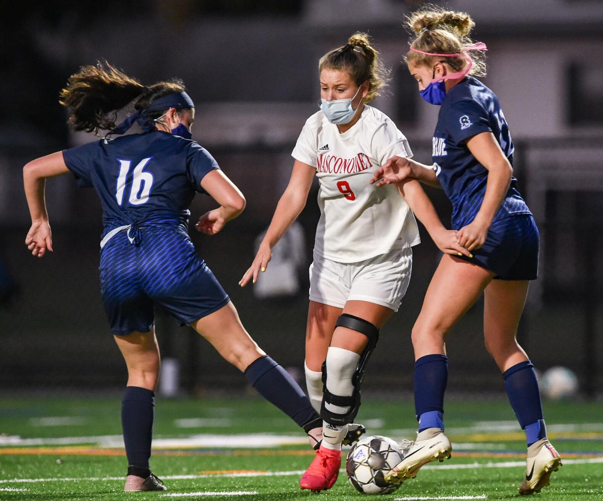 Masconomet at Swampscott girls soccer game
