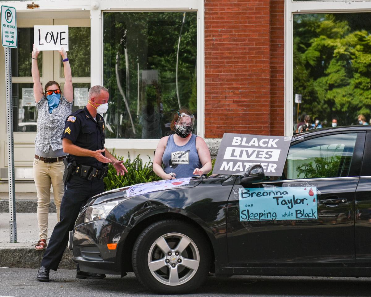 Black Lives Matter rally at Beverly City Hall