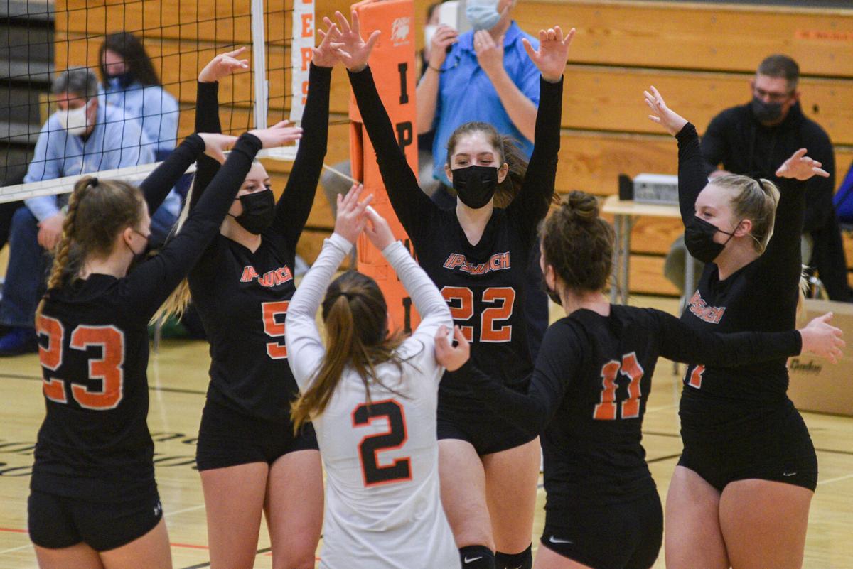 Ipswich girls volleyball vs. Triton in Cape Ann League playoffs