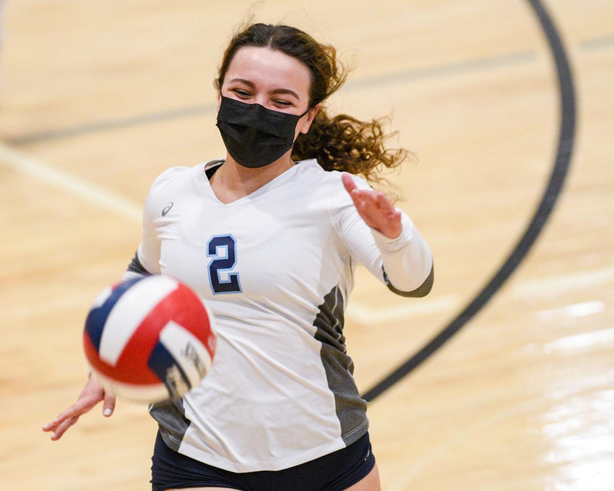 Peabody at Marblehead girls varsity volleyball match