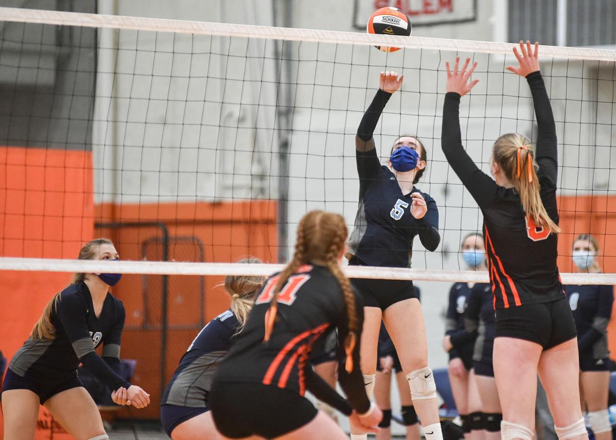 Peabody at Beverly girls varsity volleyball match