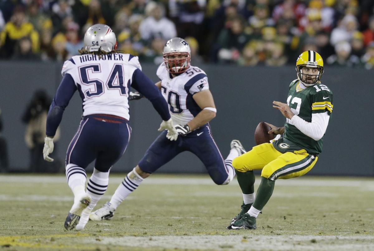 Green Bay Packers' Aaron Rodgers during the second half.