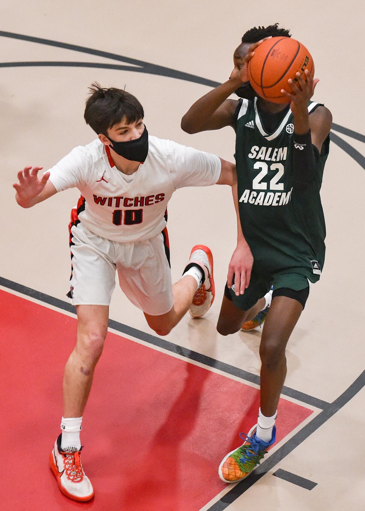 Salem Academy at Salem High boys varsity basketball