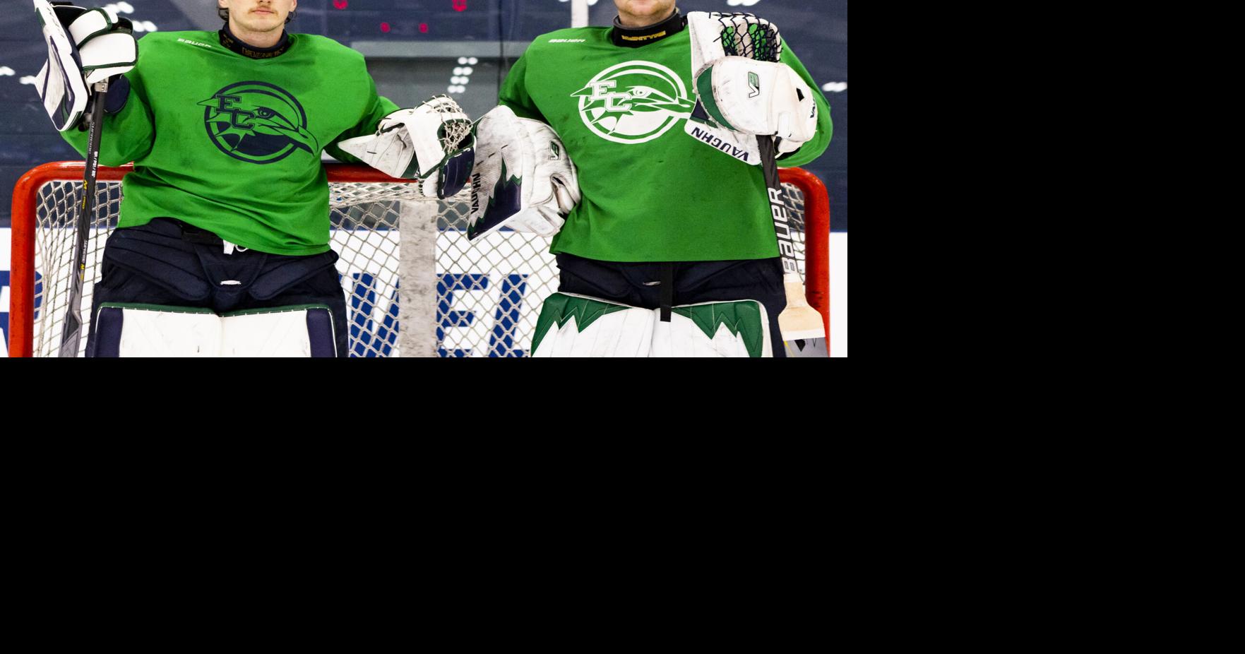 SPLIT SUCCESS Endicott goalies Kelly, Wilson, have excelled sharing