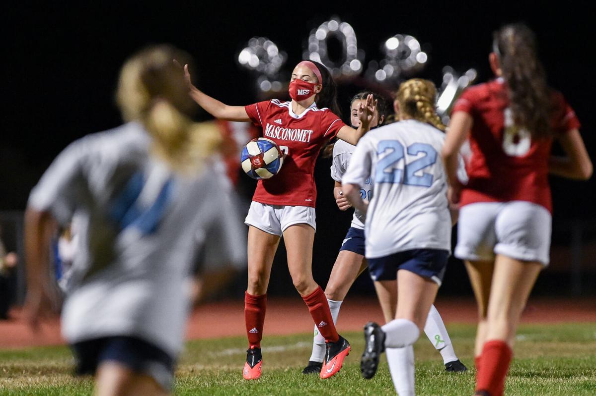 Peabody girls soccer at Masconomet varsity game