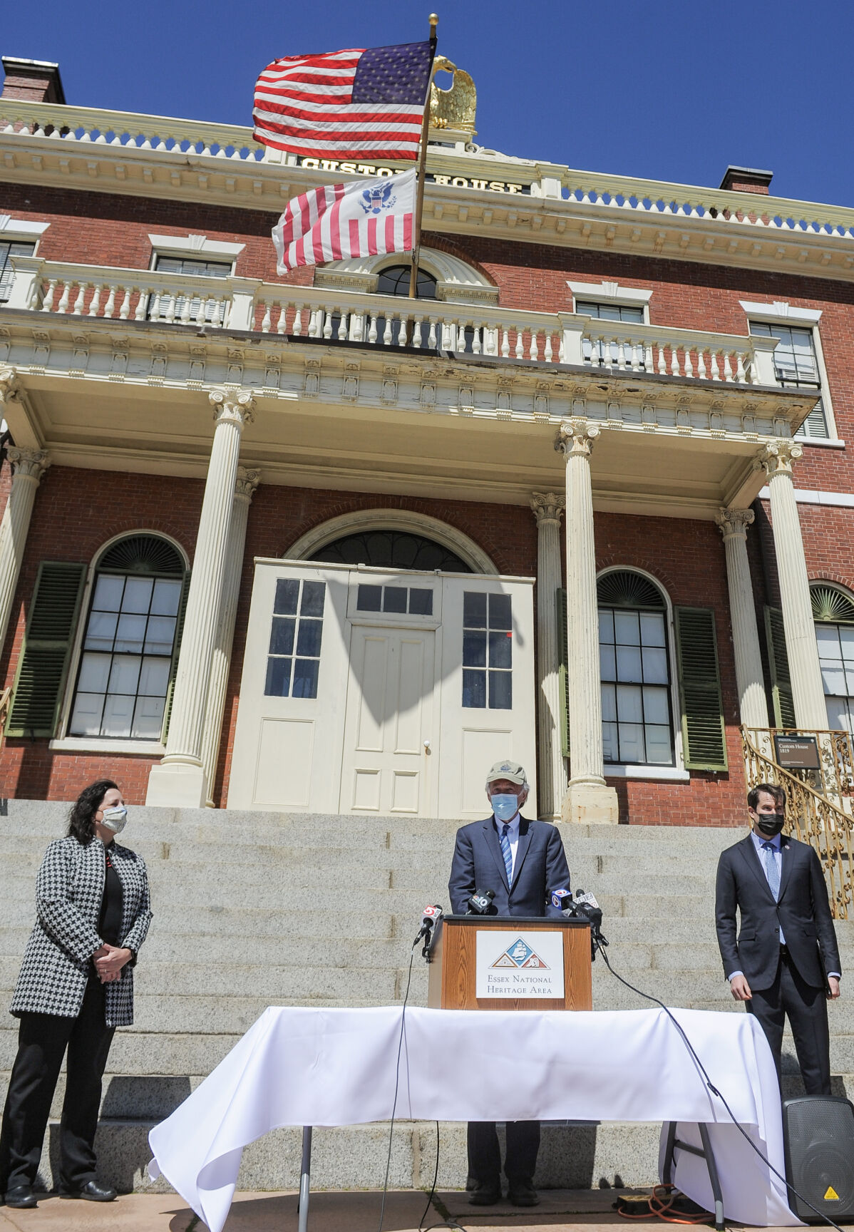 Press conference urging for the extension of the Essex National Heritage Area designation
