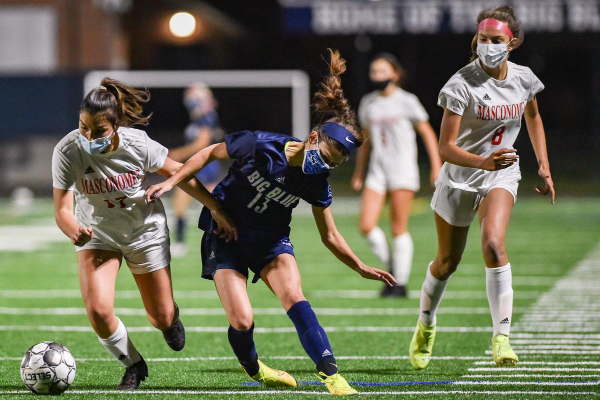 Masconomet at Swampscott girls soccer game