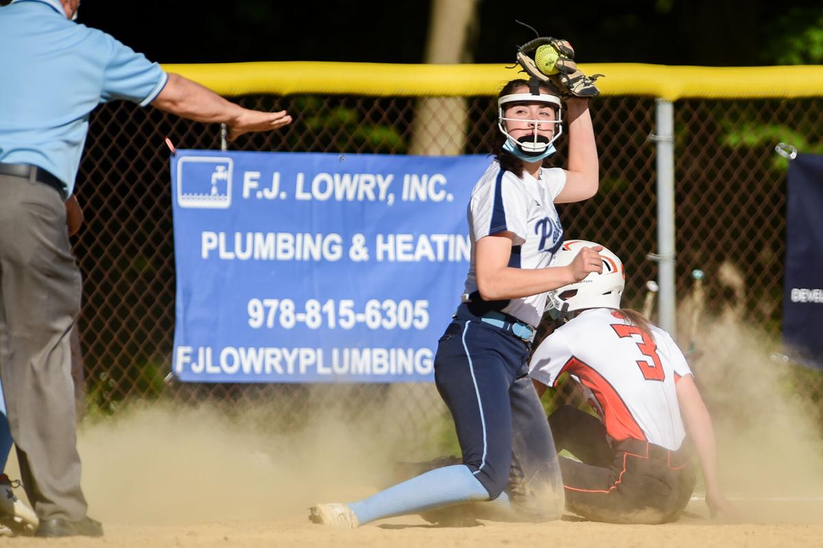 Beverly at Peabody varsity softball game
