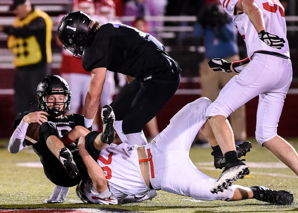 Marblehead playoff football game vs. Marblehead in Division 3 North quarterfinals