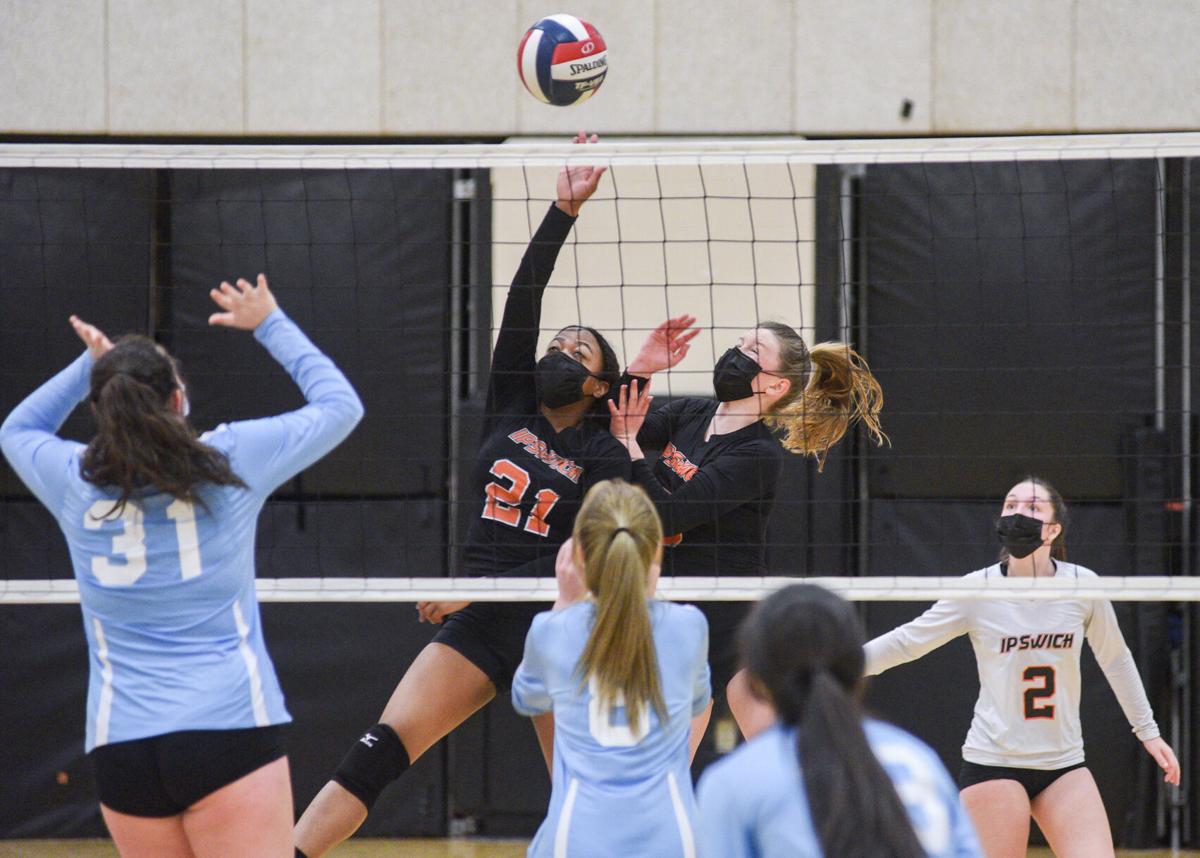Ipswich girls volleyball vs. Triton in Cape Ann League playoffs