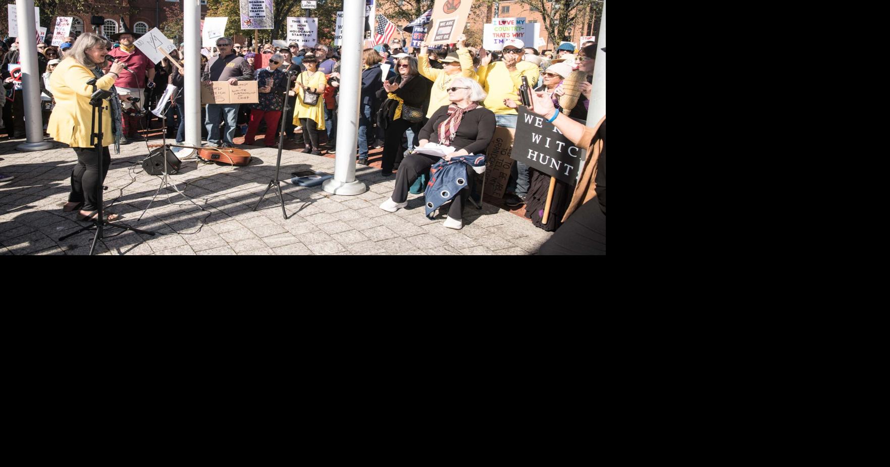 Thousands gather across the region to protest at No Kings rallies ...