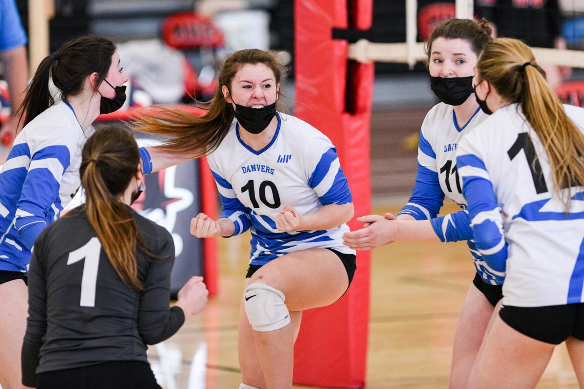 Danvers at Marblehead varsity volleyball match