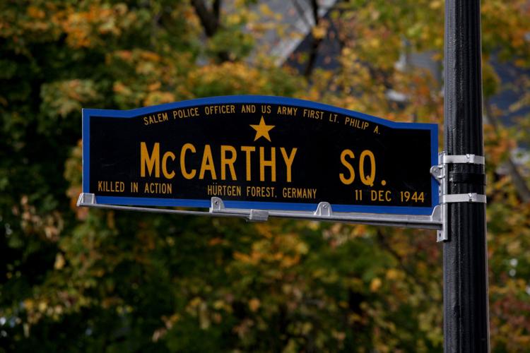 McCarthy Square sign