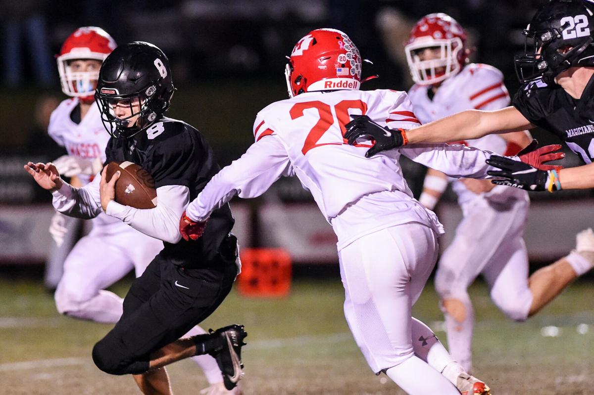 Marblehead playoff football game vs. Marblehead in Division 3 North quarterfinals