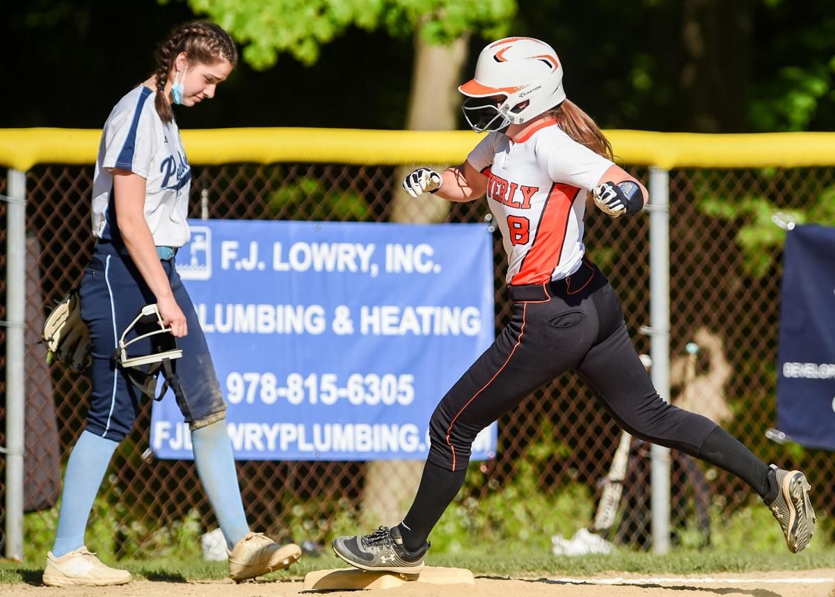 Beverly at Peabody varsity softball game
