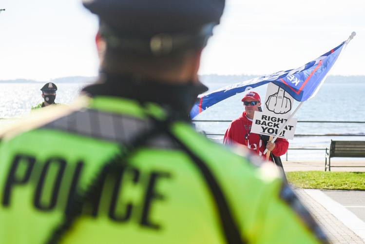 SLIDESHOW Black Lives Matter, ProTrump rallies take place in