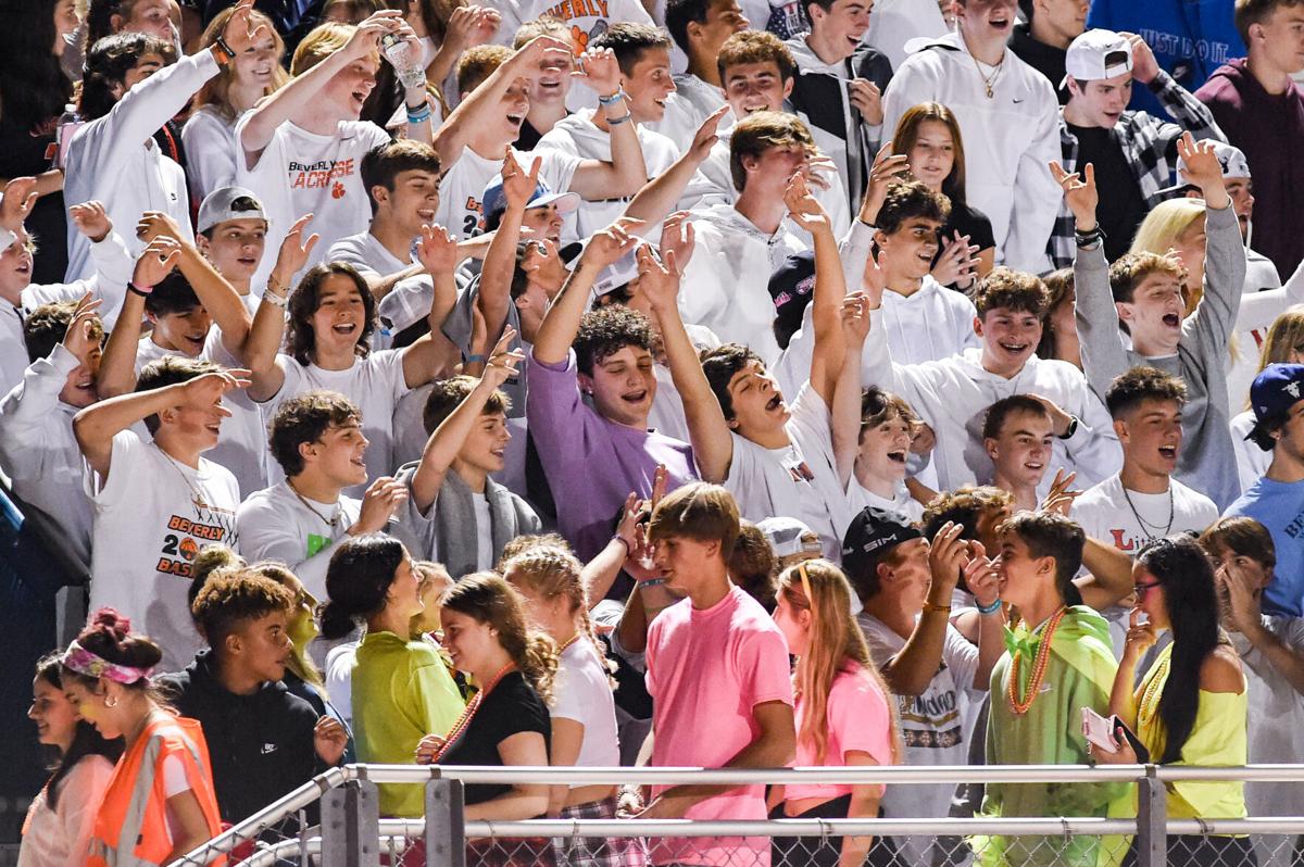Beverly at Peabody varsity football game