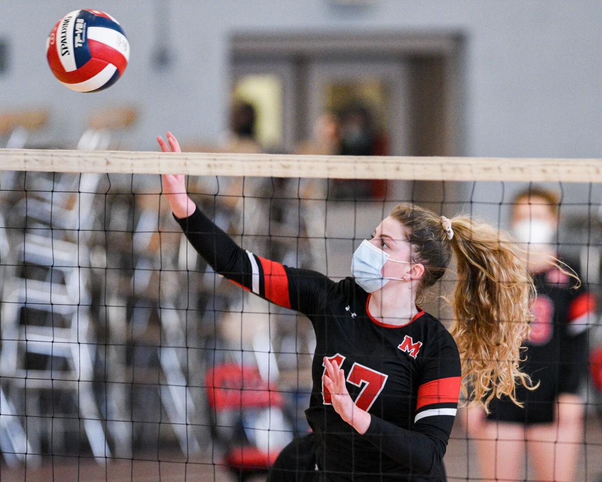 Danvers at Marblehead varsity volleyball match