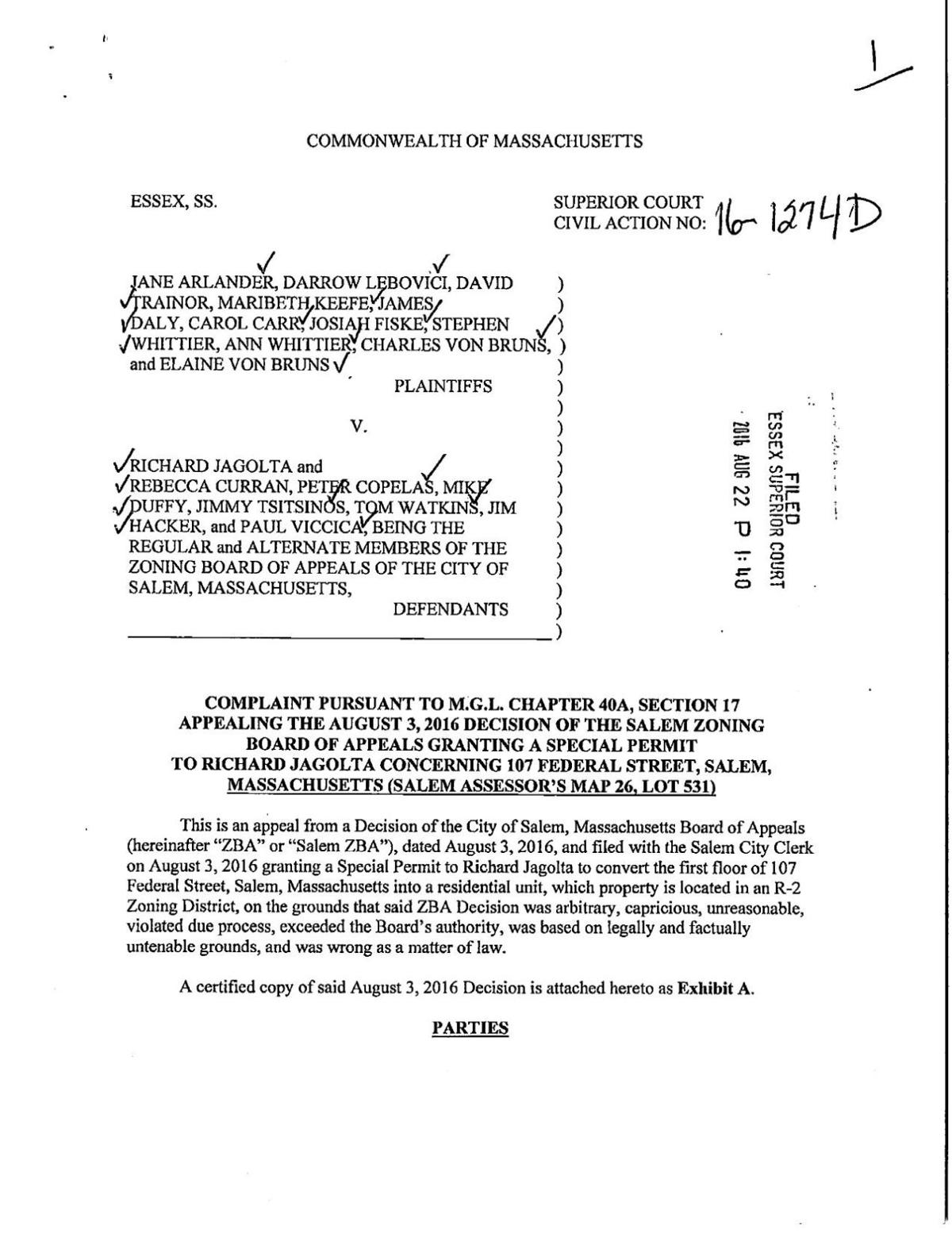 107 Federal St Lawsuit Salemnews Com