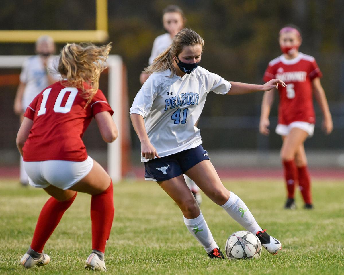 Peabody girls soccer at Masconomet varsity game