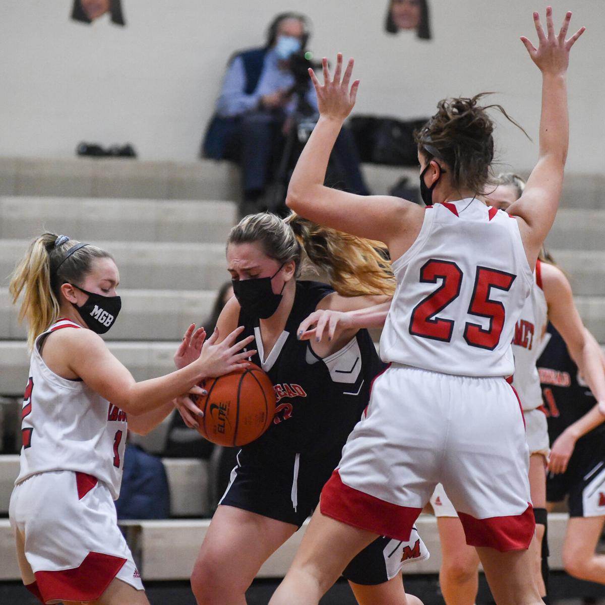 Marblehead at Masconomet girls varsity basketball game