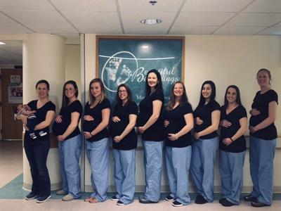 Baby Fever 8 Pregnant Nurses In Beverly Hospital S Maternity Ward Local News Salemnews Com