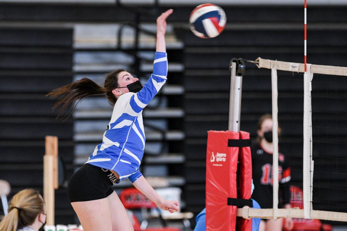 Danvers at Marblehead varsity volleyball match