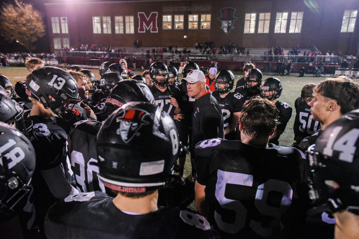 Marblehead playoff football game vs. Marblehead in Division 3 North quarterfinals