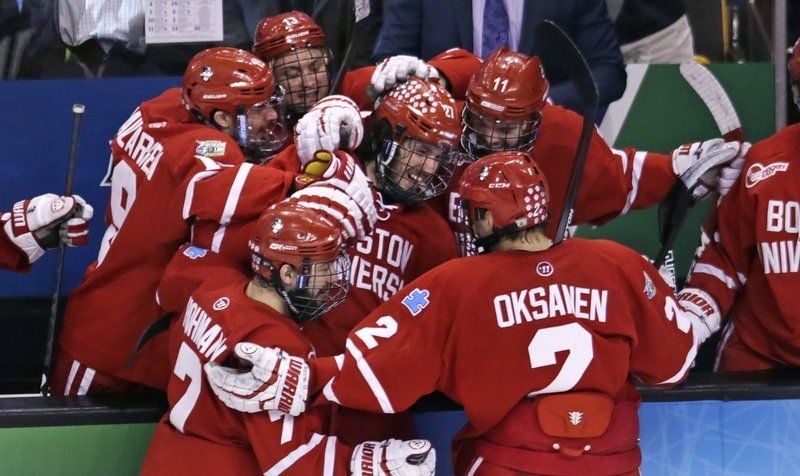 BU men's hockey plays in the Frozen Four today. Their bid is 'kind of  surreal,' player says