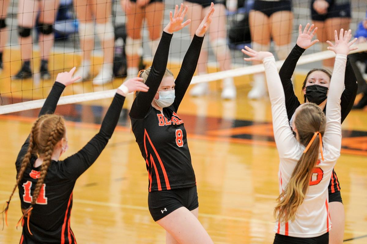 Peabody at Beverly girls varsity volleyball match
