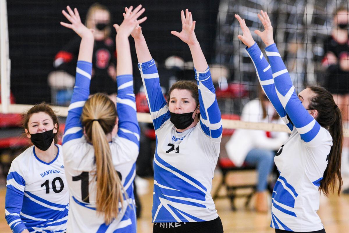 Danvers at Marblehead varsity volleyball match