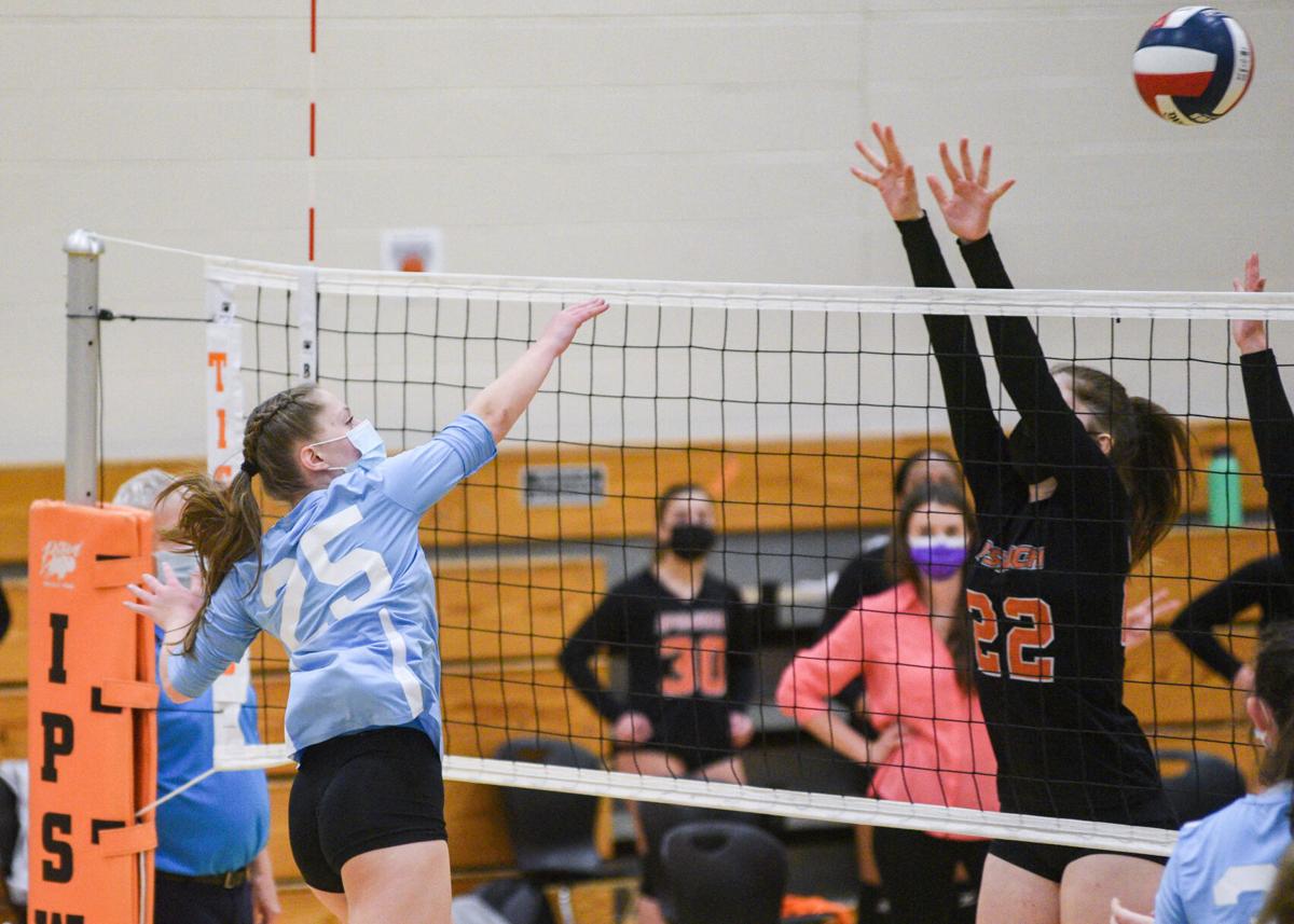 Ipswich girls volleyball vs. Triton in Cape Ann League playoffs