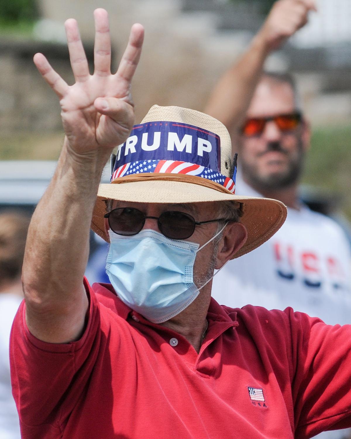 Back the Blue/Trump standout rally