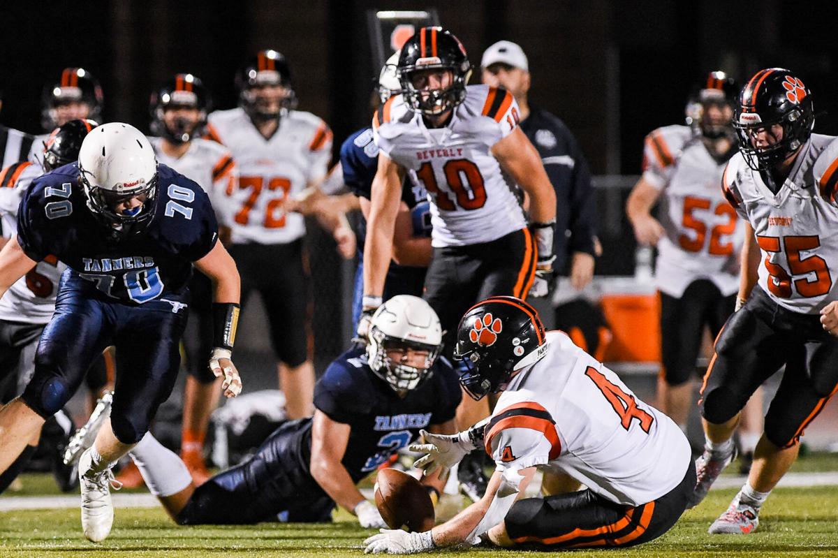 Beverly at Peabody varsity football game