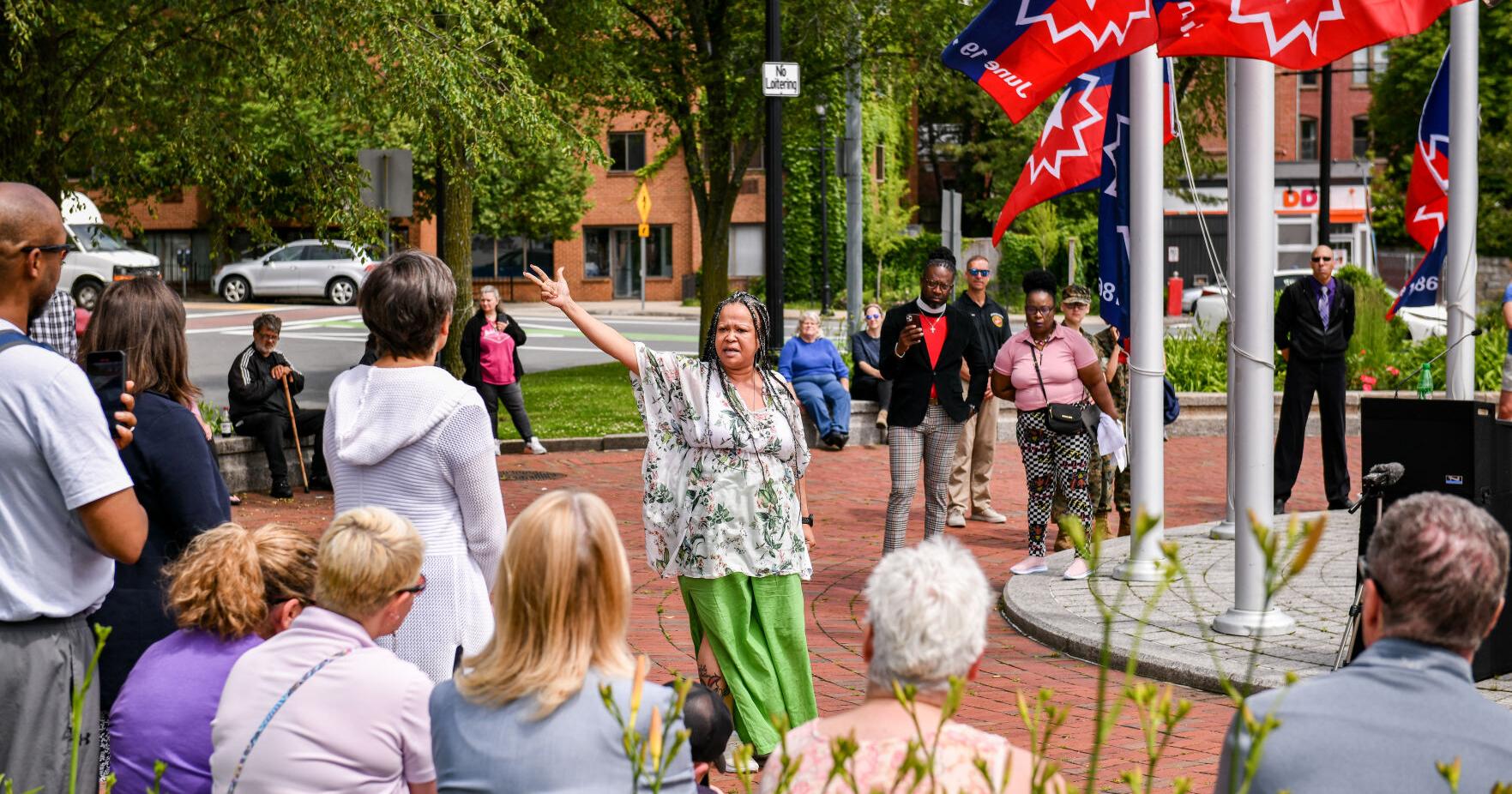 Juneteenth flags fly high over North Shore - Vimarsana News