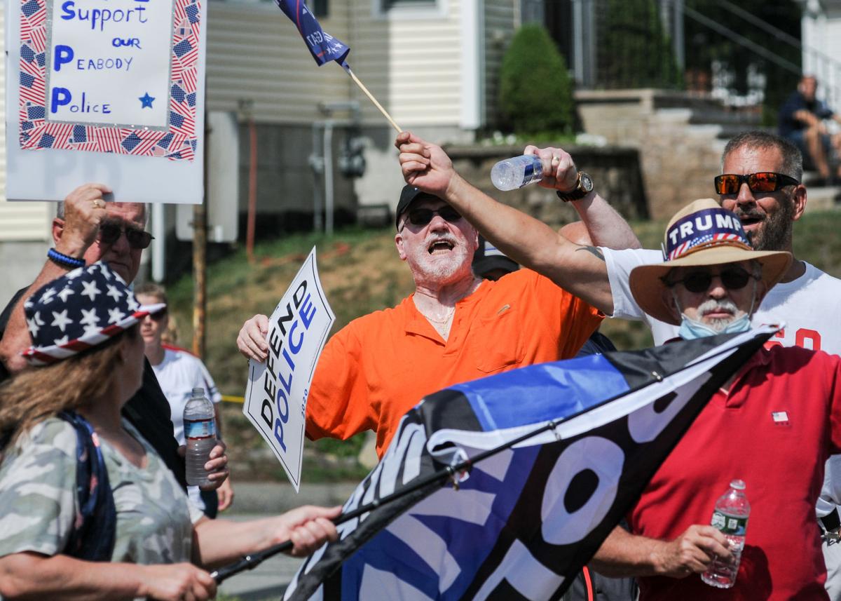 Back the Blue/Trump standout rally