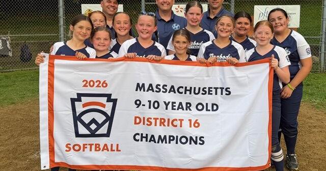 Peabody LL softball 10s capture district title