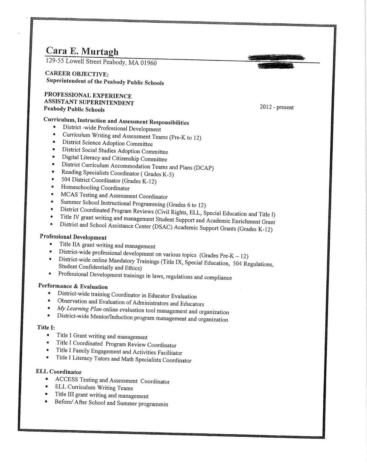 cara murtagh resume