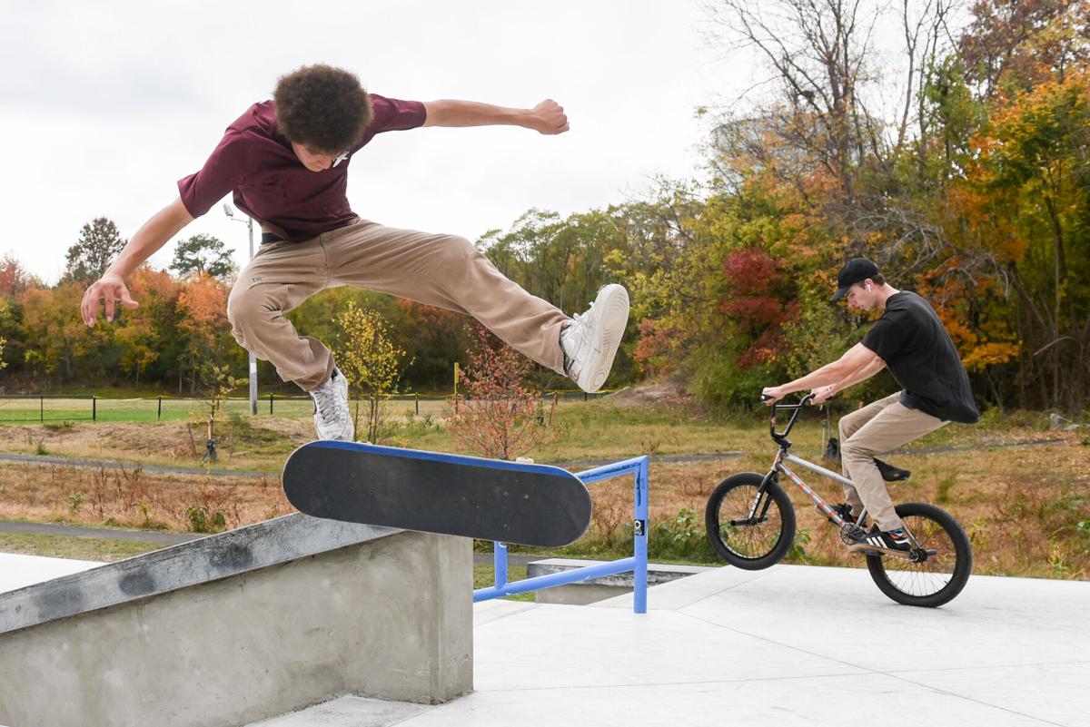 Gallows Hill Park playground, Ryan Brennan skatepark reopen