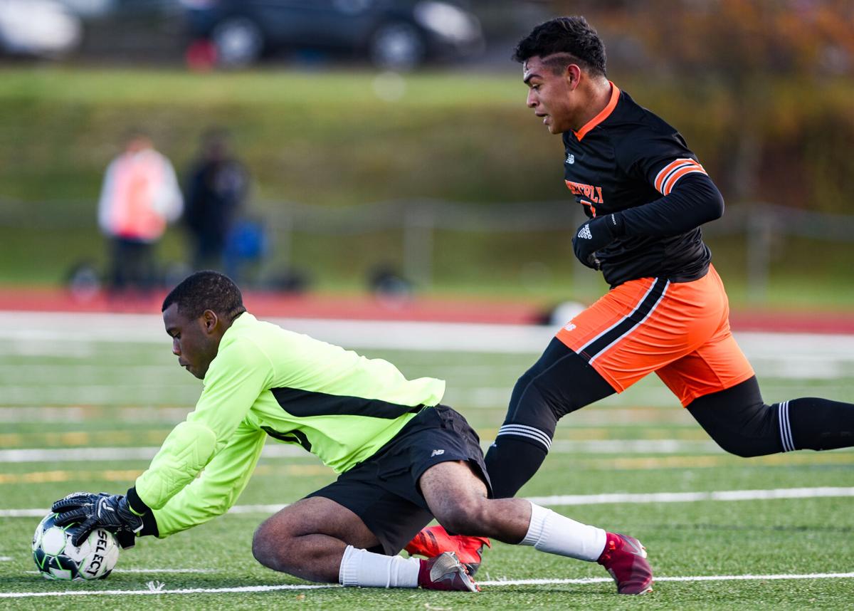Beverly High boys soccer state playoff game vs. Springfield Central