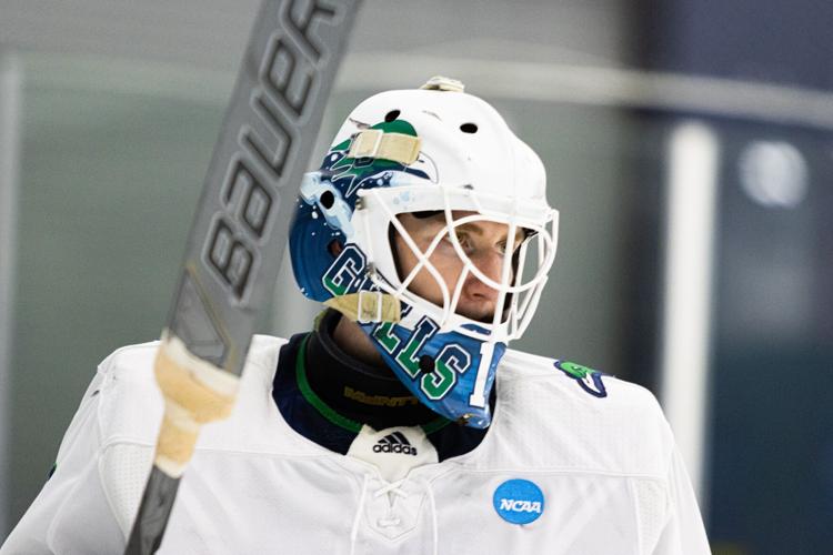 Endicott men's hockey blanks Norwich, advances to first ever Frozen