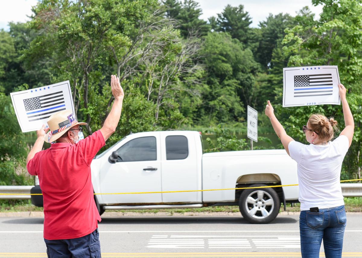 Back the Blue/Trump standout rally
