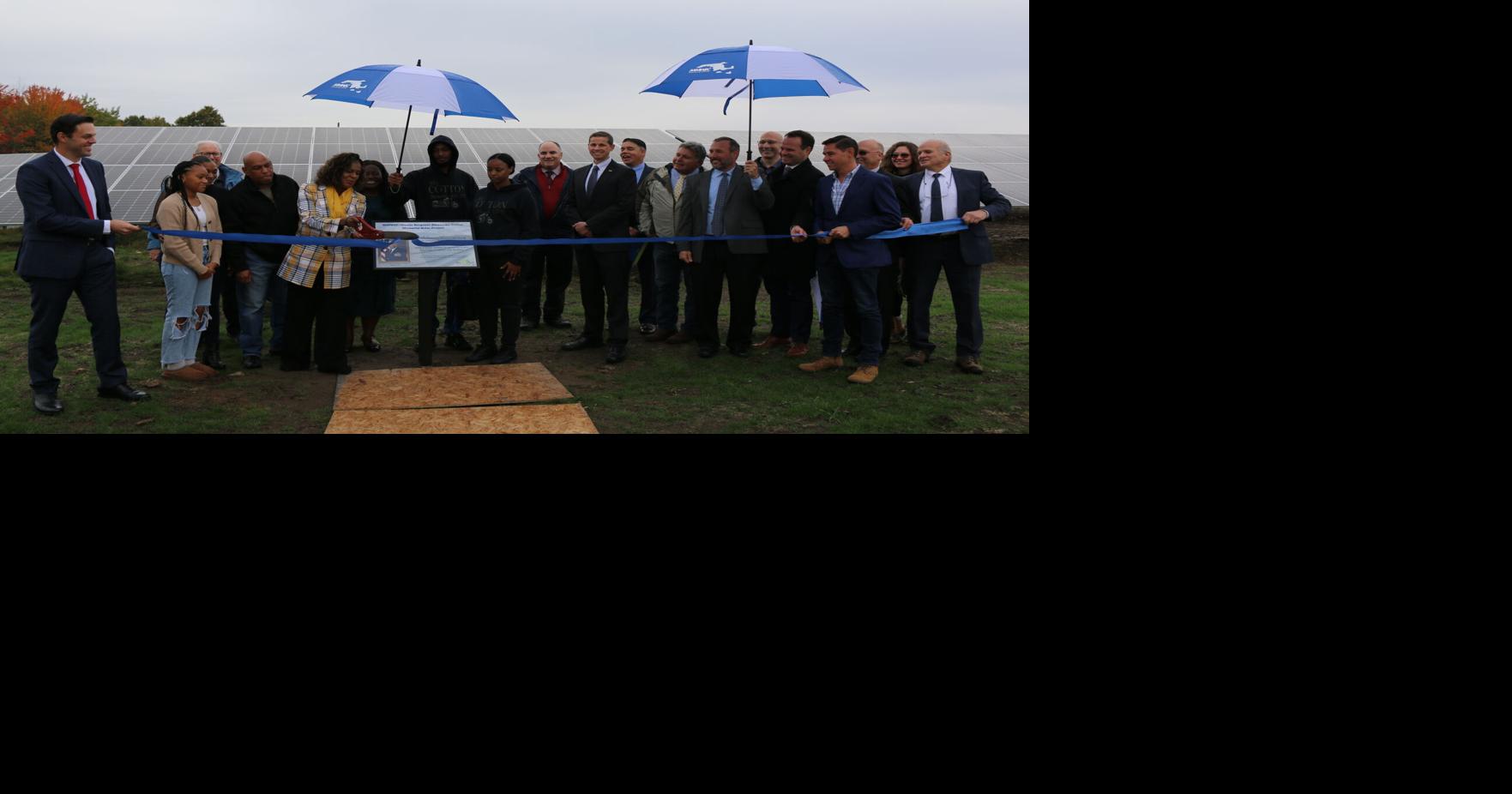Largest single solar field in state dedicated at MMWEC campus | News ...