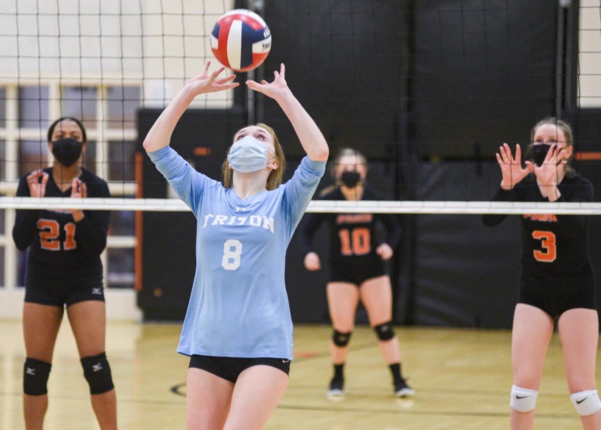 Ipswich girls volleyball vs. Triton in Cape Ann League playoffs